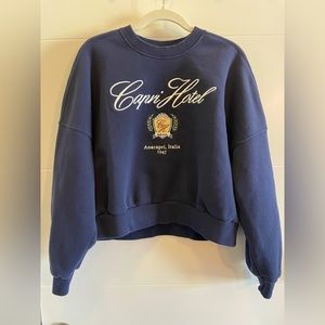 Abercrombie & Fitch Destination cropped sweatshirt